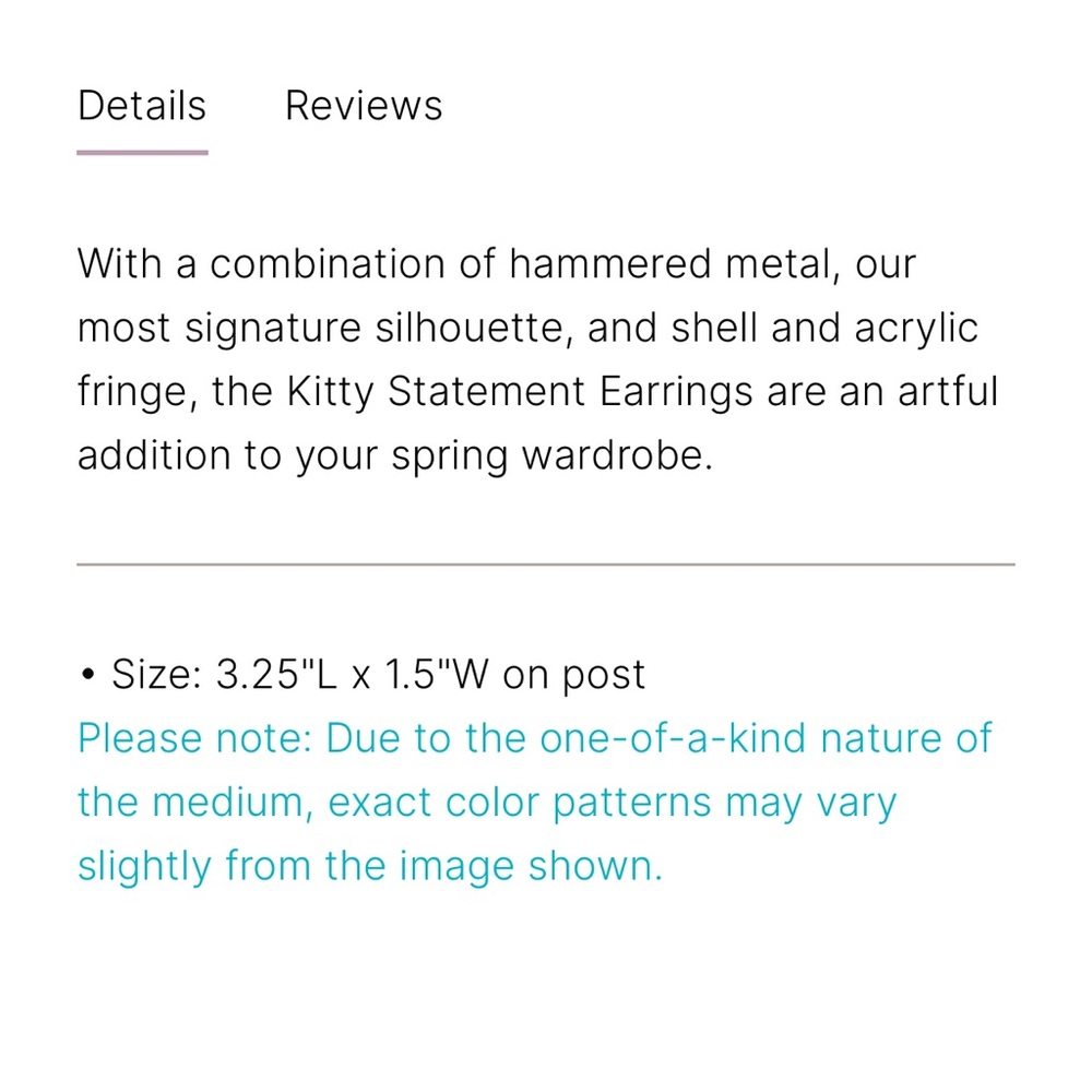 NWOT Kendra Scott Kitty Earrings Pink, Lavender & Pearl Mix Yellow Gold PERFECT! - Picture 13 of 13